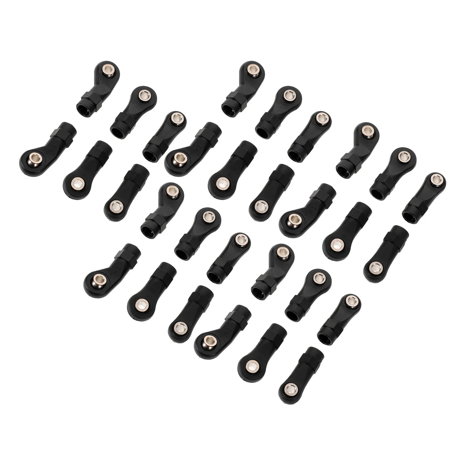 

30Pcs Rc Crawler Hardware Heavy Duty M4 Rod End Ball Joints for Scx10 Linkage Suspension Offroad Truck Accessories