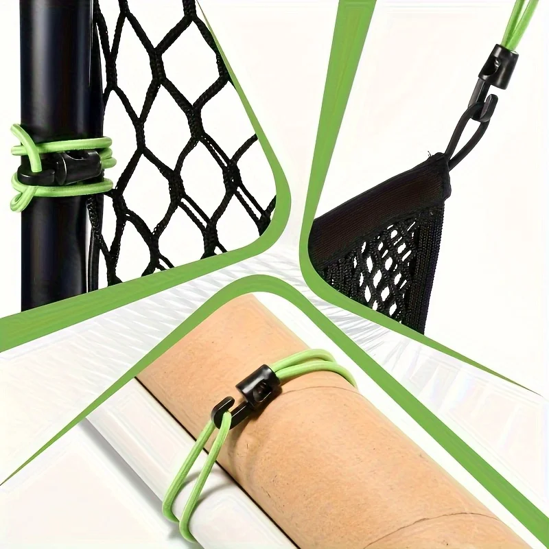 Heavy-Duty Elastic Bungee Cords with Hooks | Adjustable Multi-Purpose Straps for Home, Travel, Camping Gear