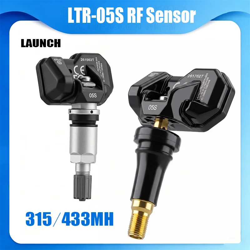 launch-ltr05s-tpms-rfセンサー-315mhz-433mhz-金属-ゴムバルブ