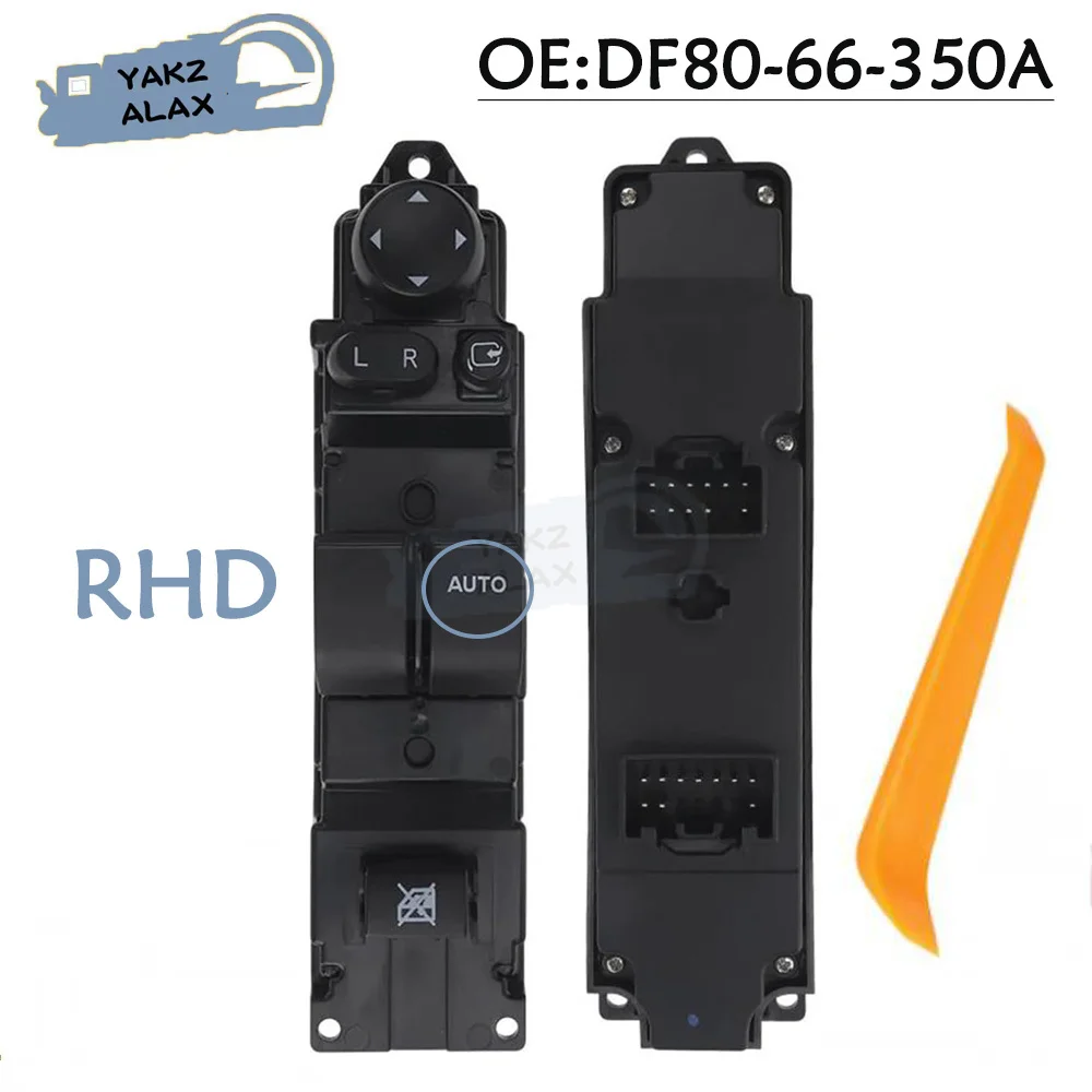 

Передняя правая сторона водителя, электрическая главная кнопка управления стеклоподъемником для Mazda 2 2008 DF80-66-350A, запасные части для автомобиля