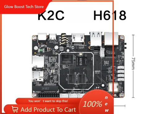 

NYK2C H618 Development Board Android Motherboard Embedded ARM Core Board IoT AI Control Board