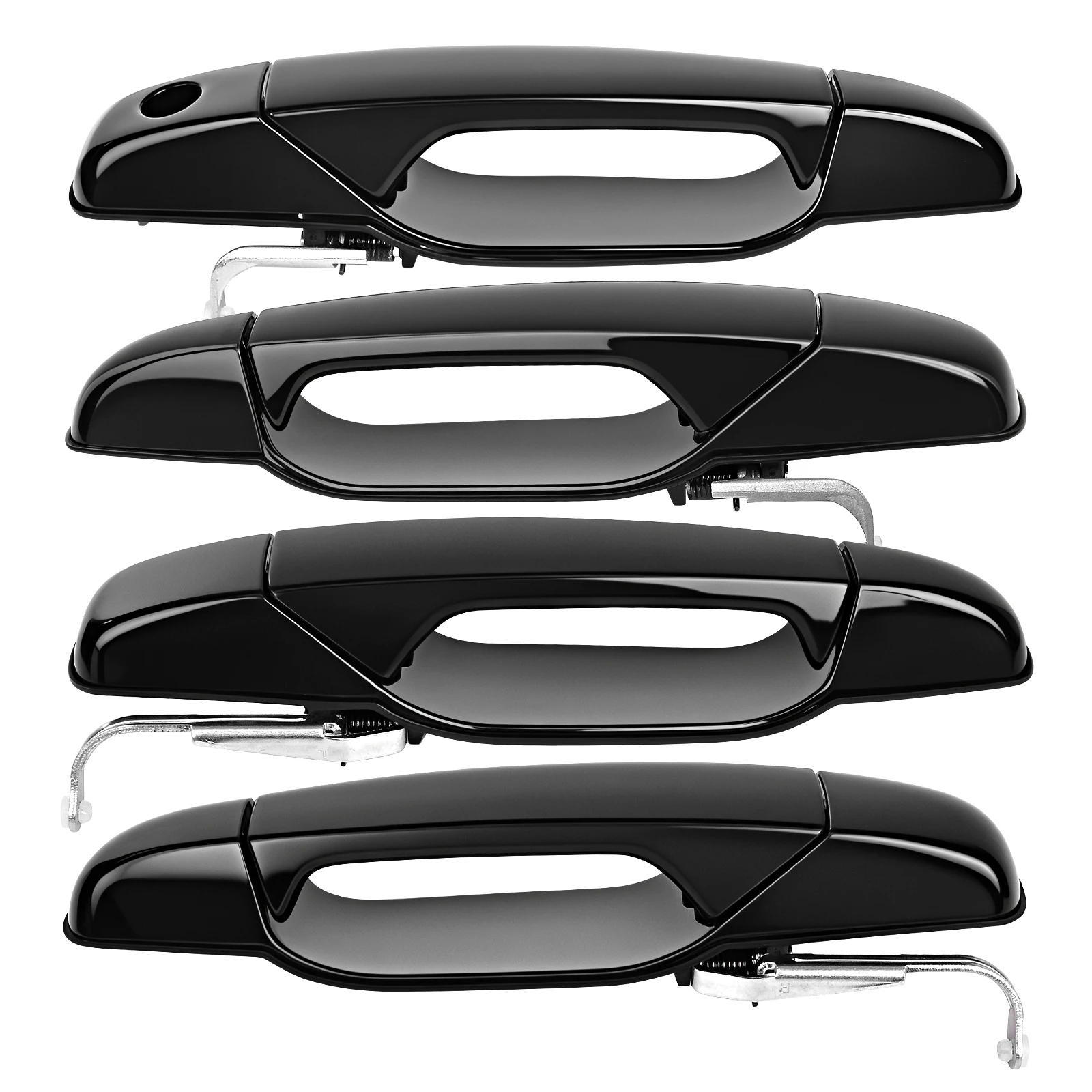 4PCS Car Exterior Door Handle Front Rear Left Right For Chevrolet Silverado Suburban Avalanche Tahoe,GMC Sierra Yukon 22738721