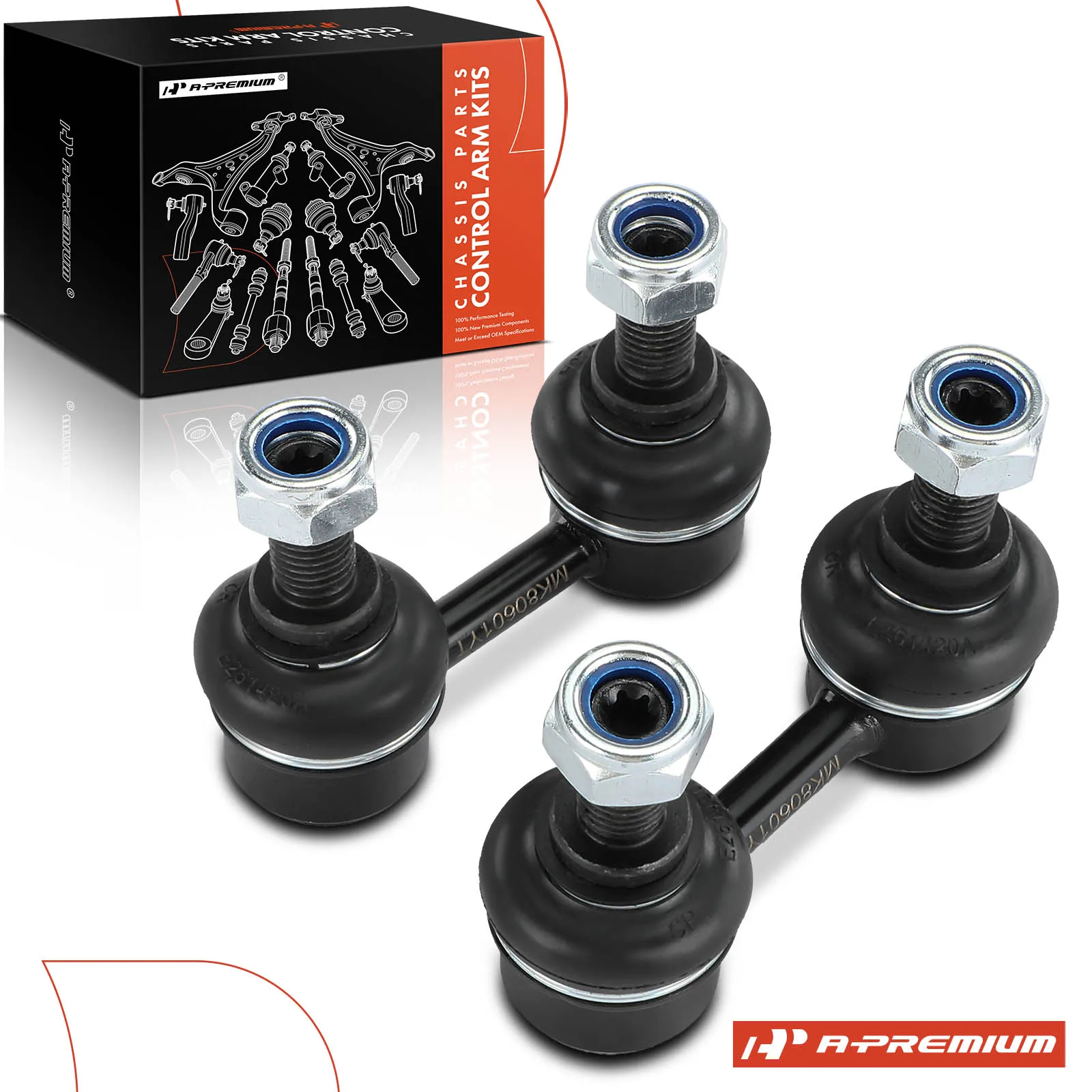 A-Premium 2x Front Left & Right Stabilizer Sway Bar Link for Toyota RAV4 1996-2000