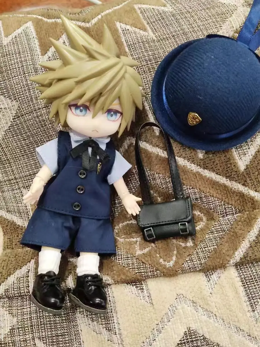 

Cloud Strife Ob11 Facepates Handmade Water Paste Face Alternate Expression Game Doll Accessories Mascot Costume