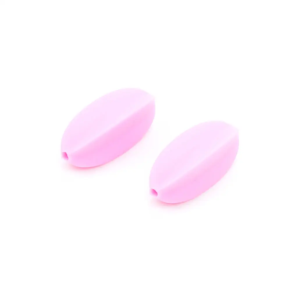 LOFCA 10pcs Starfruit Shape Silicone Beads For Silicone Teething Necklace Pacifier clips DIY Food Grade Baby Teether Beads