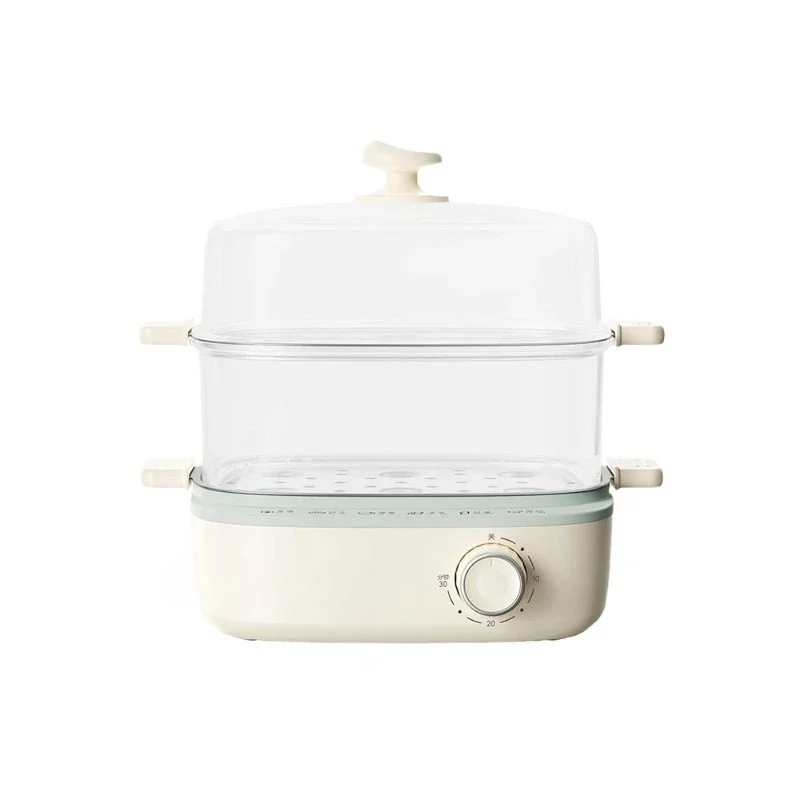 

Egg Steamer Double Layer Timed Dormitory Household Multifunctional Egg Cooker Breakfast Electric Steamer