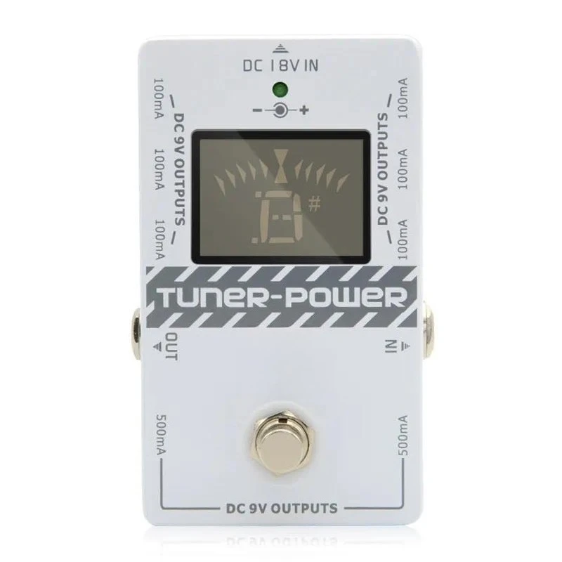 Caline CP-09 Guitar Tuner Power Supply 2-in-1 with 8 Outputs for Effects Pedals