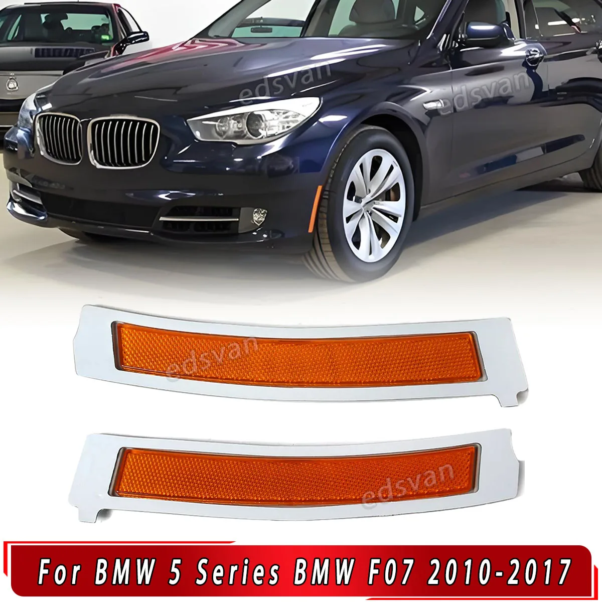 

1 шт. Янтарные стояночные фонари Левая или правая сторона подходит для BMW F07 535i 550i 535xi 550xi 2011-2017 гг. Передний боковой габаритный отражатель