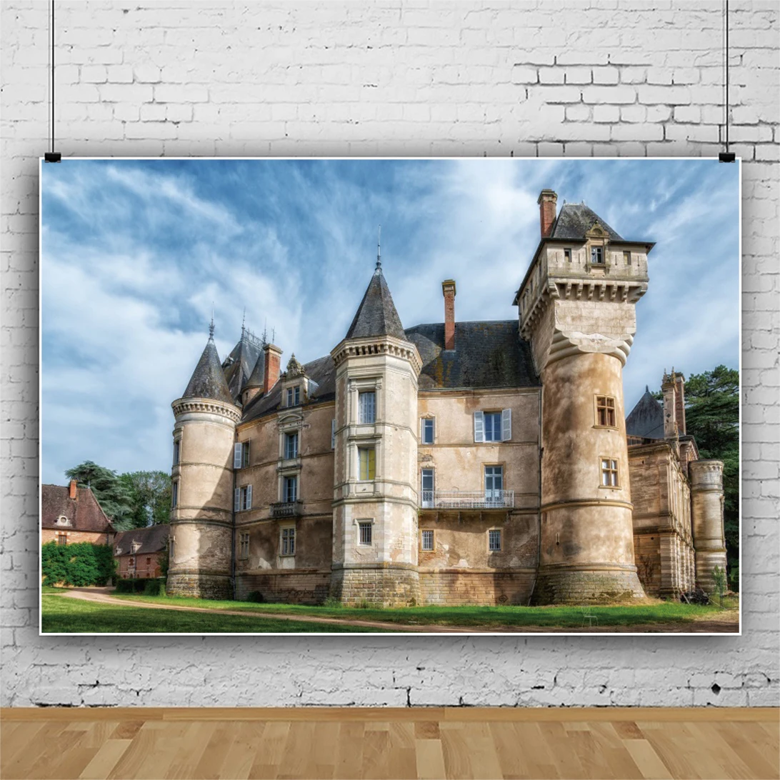 Laeacco Latar Belakang Fotografi Pemandangan Kota Eropa Arsitektur Abad Pertengahan Antik Di Pusat Kota Jalanan Latar Belakang Potret Anak Dewasa