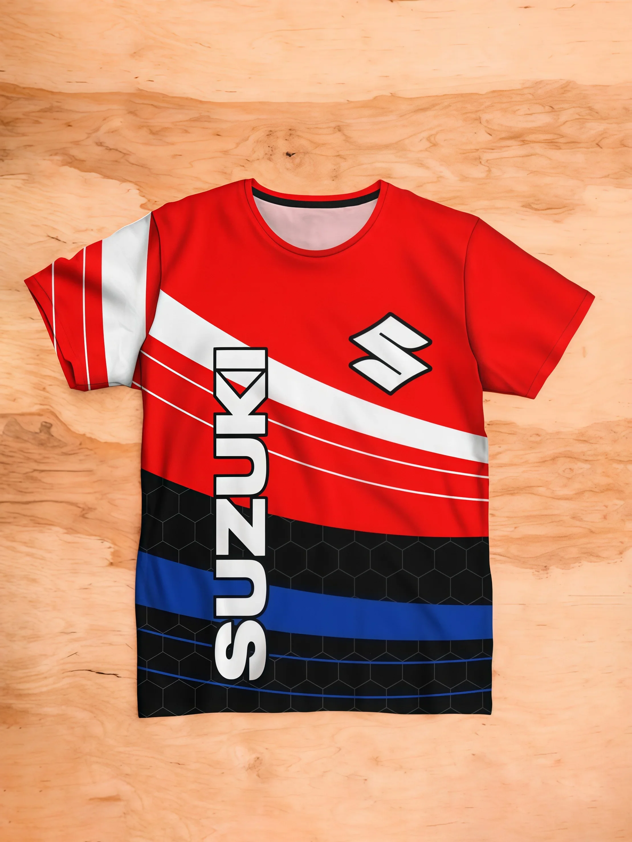 

Suzuki High-Quality 3D Printed Men's T-Shirt, Street Style Quick-Drying Breathable, Sports Motorcycle Apparel Summer Adult Style