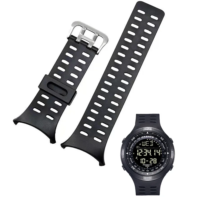 Original Sport Watch Strap 5008 TPU Digital Hand Clock Band Rubber Electronic Wristwatch Accessory Replacement