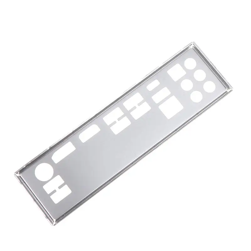 1PCS IO I/O Shield Back Plate Placa Traseira de Aço Inoxidável Suporte Blende para B450M Steel Legend, B450 Steel Legend
