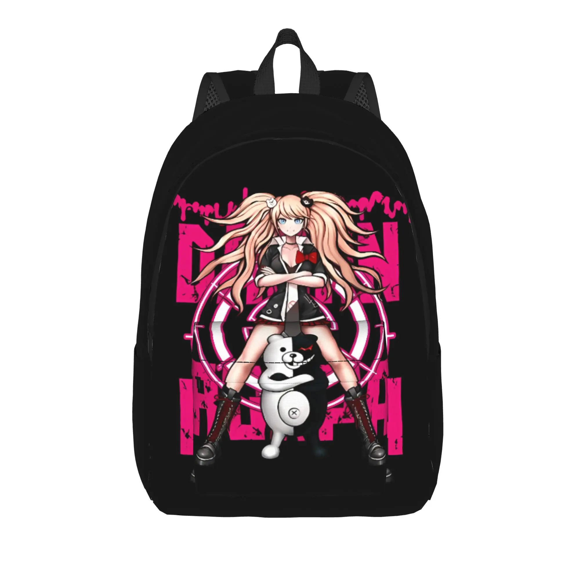 Danganronpa Handbag Back to School Season Dark Academy  Retro Washable Backpack