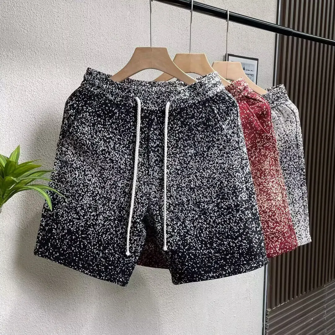 

High Quality Men's Casual Shorts Summer American Gym Shorts Trendy Short Pants Harajuku High Street Men's Clothing Streetwear