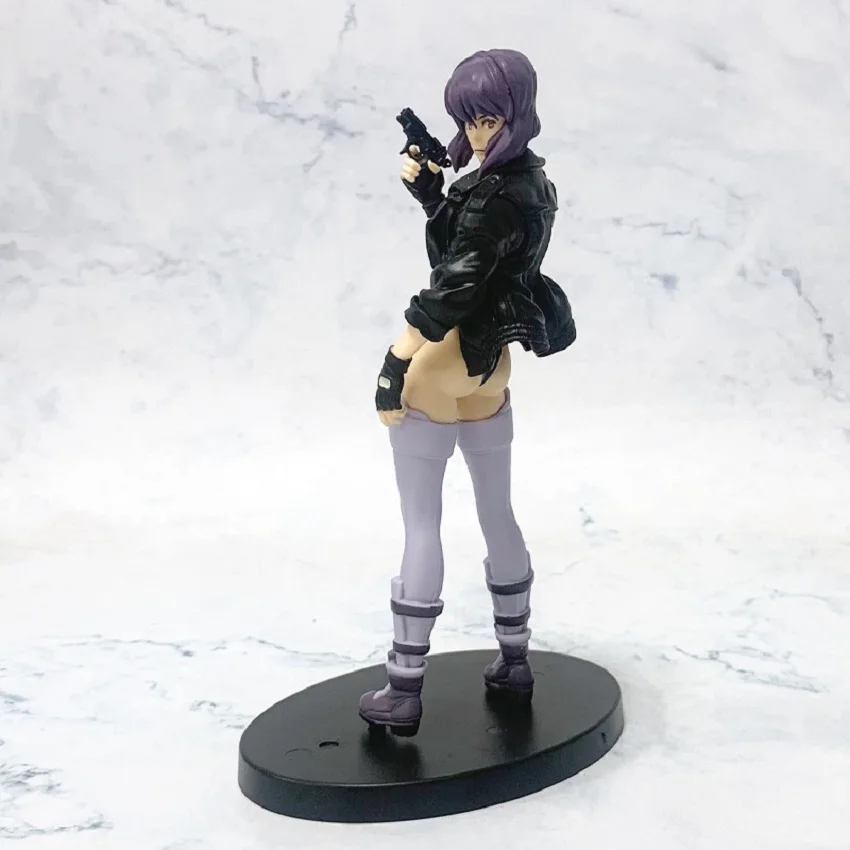 Anime quente fantasma na concha motoko kusanagi figura de ação montagem pvc série modelo brinquedos modelo colecionável ornamentos de mesa