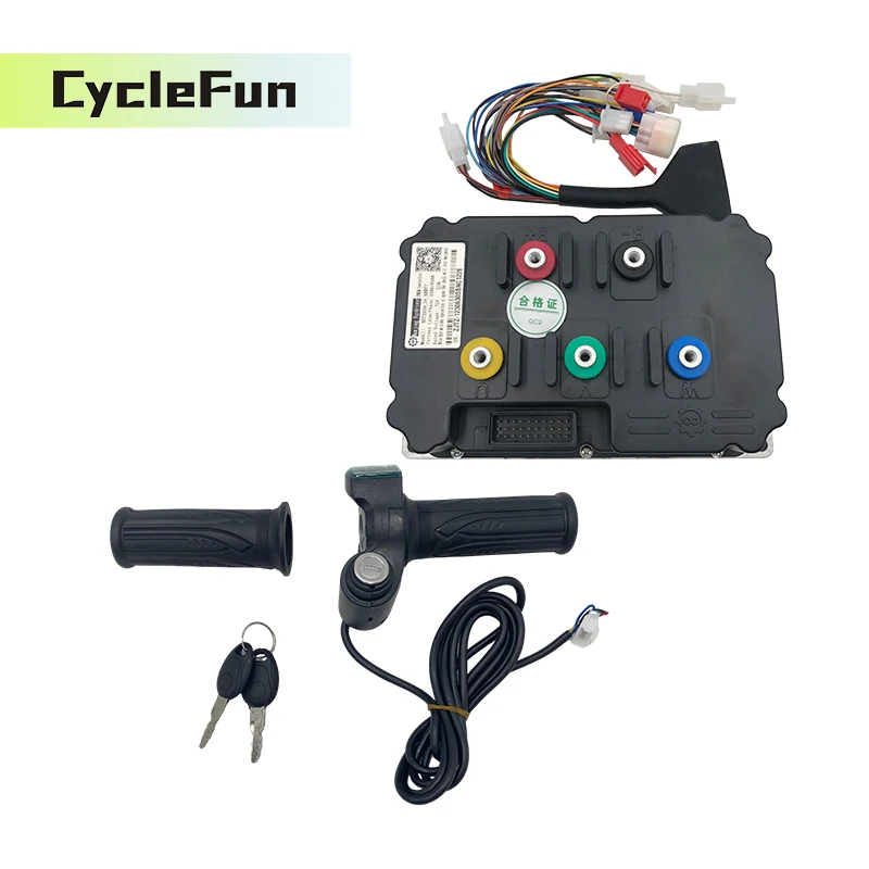 

ND72850 FarDriver 72V DC 450A Phase 850A BLDC Sine Wave Programmable Controller T08 Throttle Electric Motorcycle ATV Car Motor