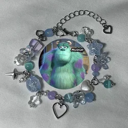 Handmade Monsters Inc Bracelets | New Ideas | Matching Friendship Bracelets Anime Monsters | Cute|Edgy| y2k|Fairy core |Gifts