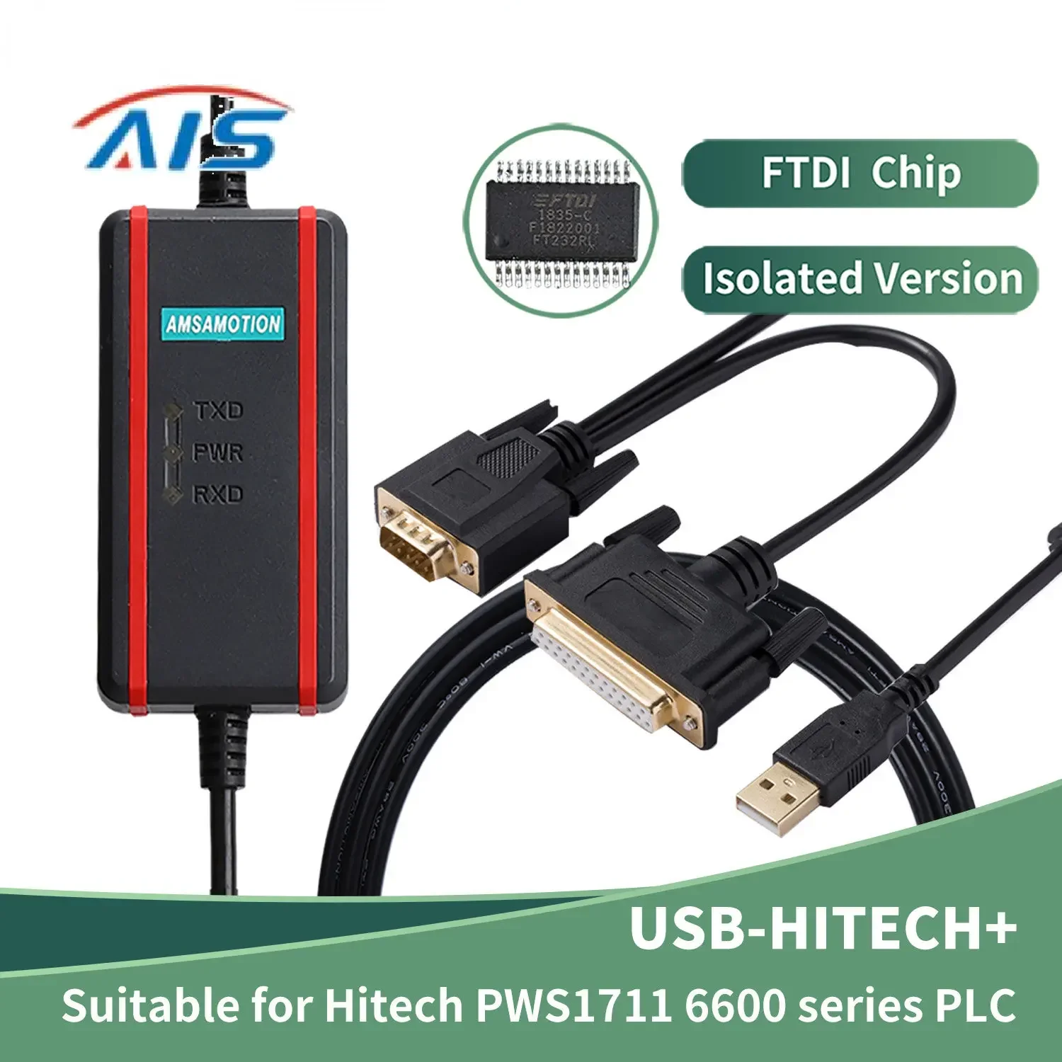 

USB-HITECH Suitable HITECH PWS6600/1711 Series Touch Panel Programming Cable