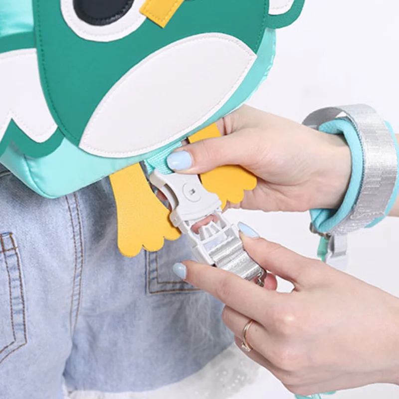 Cute Owl Dinosaur Baby Safety Harness Backpack Toddler Anti-lost Bag Children Comfortable Schoolbag Toddler Anti Lost Wrist Link