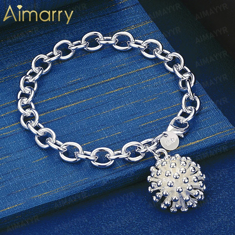 925 Sterling Silver Three-dimensional Dandelion Bracelet for Women's Parties Banquets Weddings High-quality Fashion Jewelry