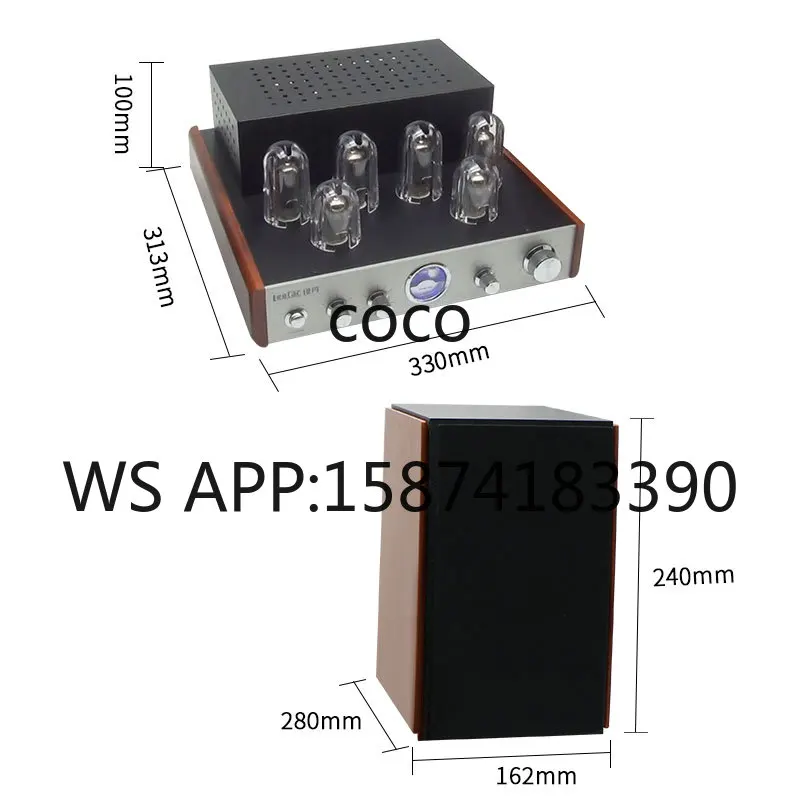 2026 Multifunctional EL34 Vacuum Tube Amplifier Kit | Bluetooth, Coaxial, High Power Triode, Home Audio
