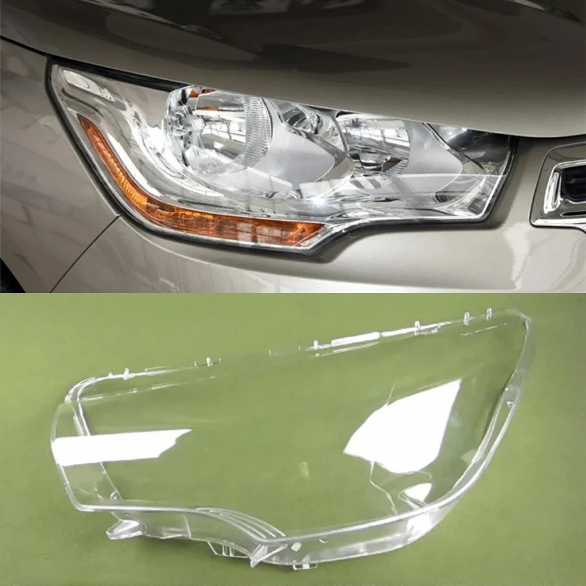 

For Citroen C4L Headlamp Lamp Cover Transparent Headlight Shell Mask Lens Plexiglass Replace Original Lampshade 2013 2014 2015