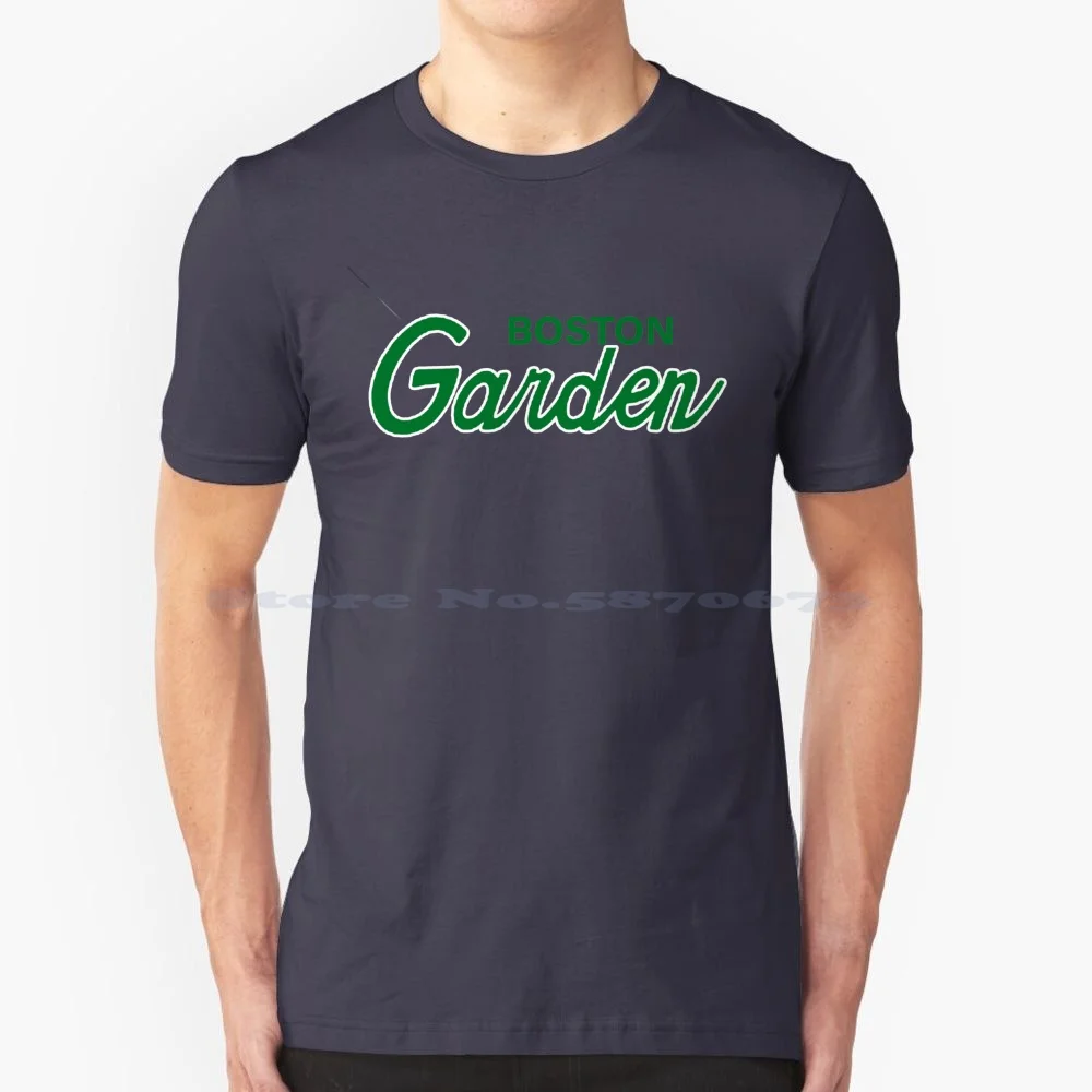 Boston Garden 1990S Snapback Shirt And Sticker T Shirt 100% Cotton Tee Boston Garden Larry The Bird Christmas Snapback