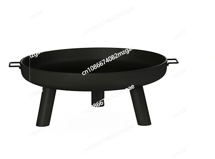 

Outdoor garden campfire brazier camping 30 inch round fire pit backyard metal stove