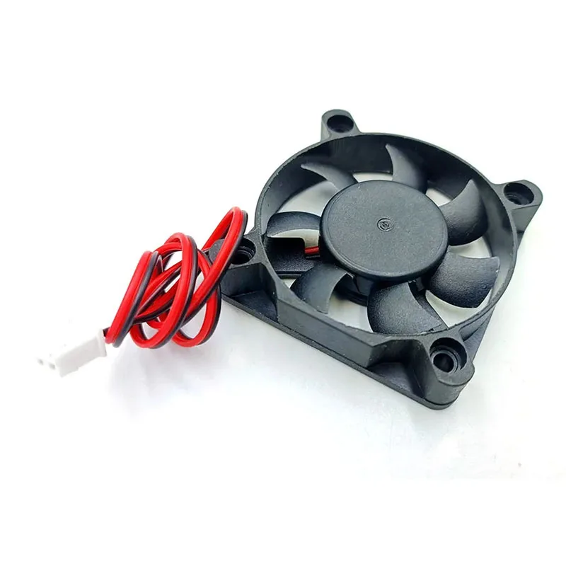 5010 فرش مروحة تيار مستمر 5 فولت 12 فولت 24 فولت 50X50X10mm كم تحمل التيار الكهربائي مشعاع صغير برودة التبريد الصناعي