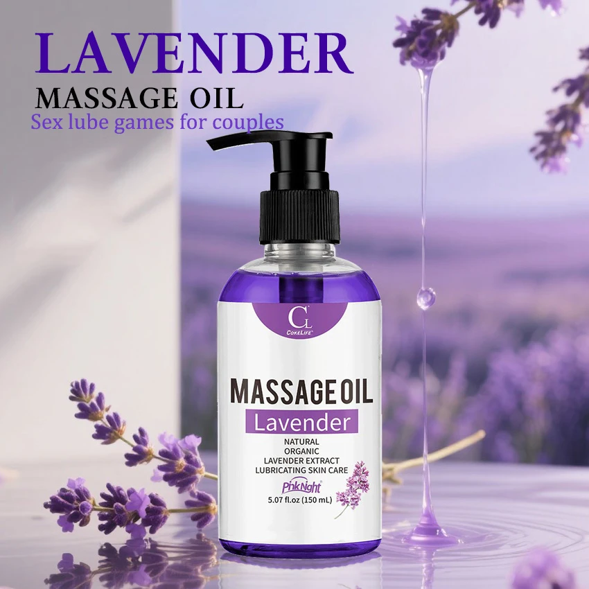 Lubricant for Sex Water-Based Anal Lube Lavender Lubricant Intimate Love Gel for Women Men Masturbation Lube Adults Massage Oil - view 2