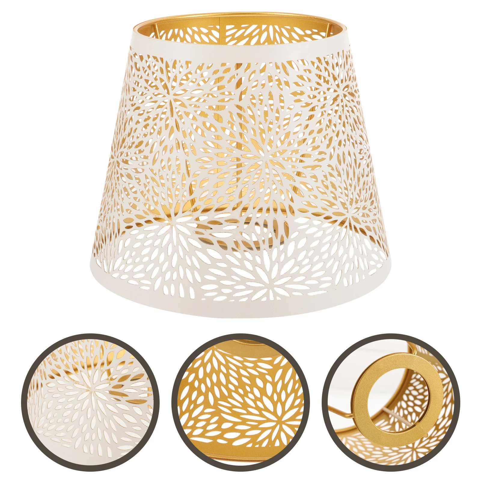 

Hollow Metal Lamp Shade Stylish Mesh Design Durable Iron Wire Replacement For Home Decor Vintage Ceiling Pendant Light