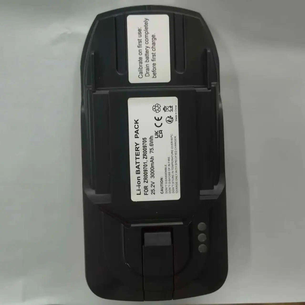 Replacement Battery for Tefal/Rowenta X-Force Vacuums 25.2V 3000mAh (ZR0097U5/ZR009705/ZR009701)