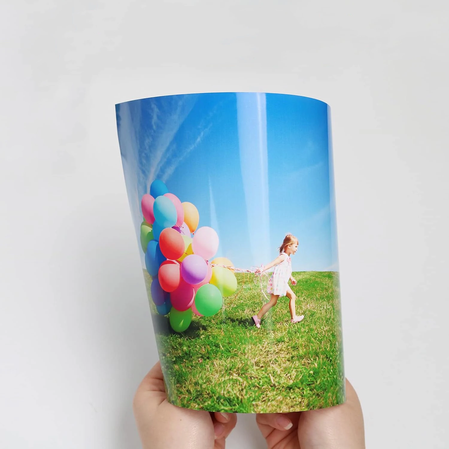 Papel fotográfico a4, 20 peças, papel fotográfico para impressoras jato de tinta, brilhante, de um lado só, papel revestido, 8.27*11.69 polegadas