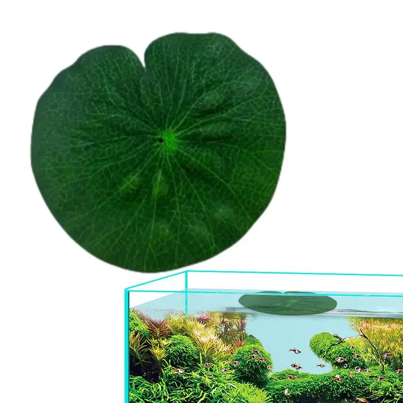 Realistic Lily Pads Artificial Lotus Garden Pond Water Pond Tank Flower Decoration Greenery Pond Accessories Fish Tank Supplies