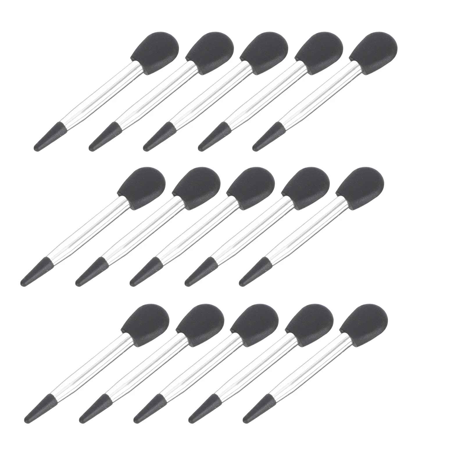 ชุดแปรงอายแชโดว์ซิลิโคน 20 ชิ้น รูปทรงไมโครโฟน ปลอดภัยต่อผิว สำหรับทาลิปสติก ลิปกลอส แต่งหน้าแบบมืออาชีพ