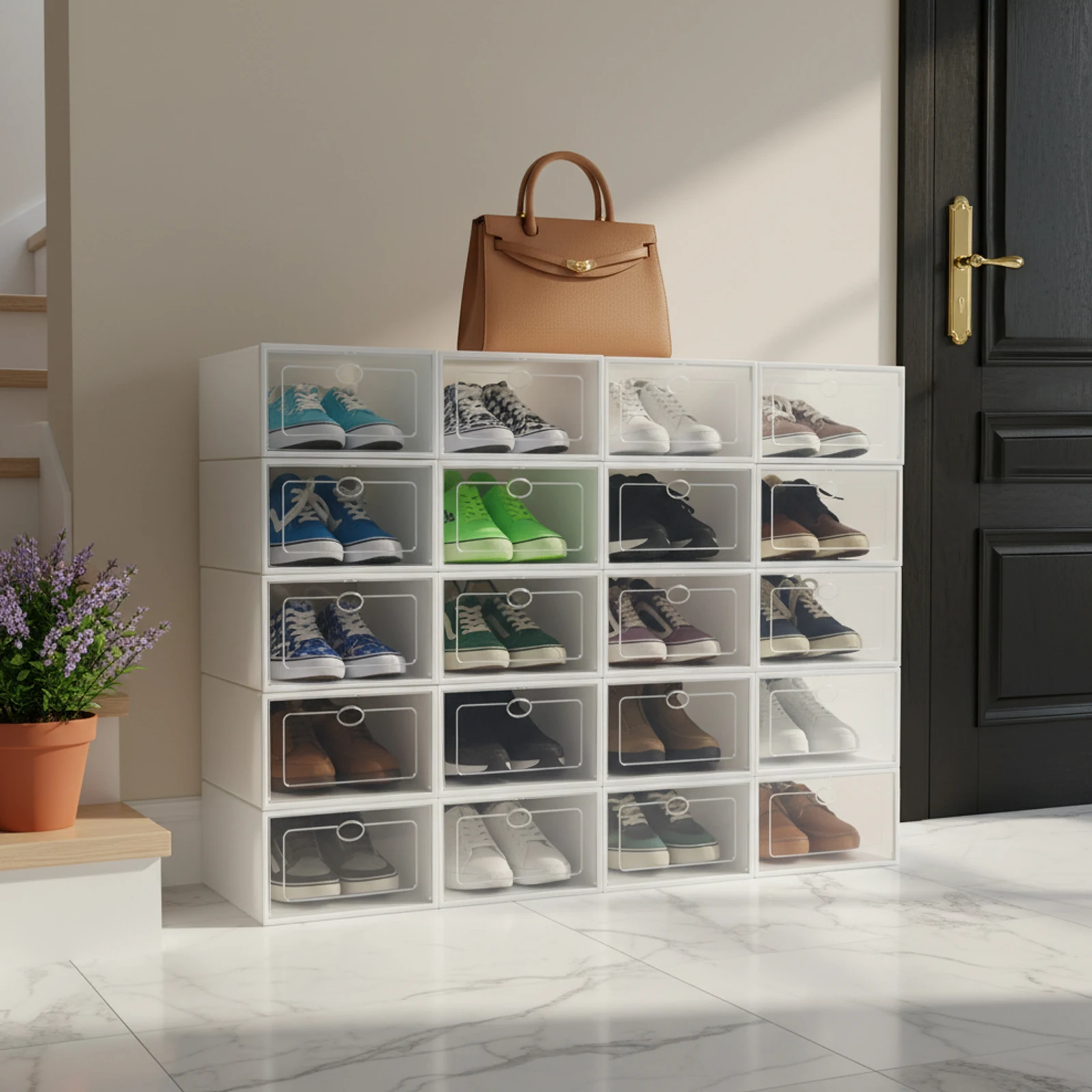 20 Stück stapelbare Schuhaufbe – Shoe Box Display Bewertung und Preis