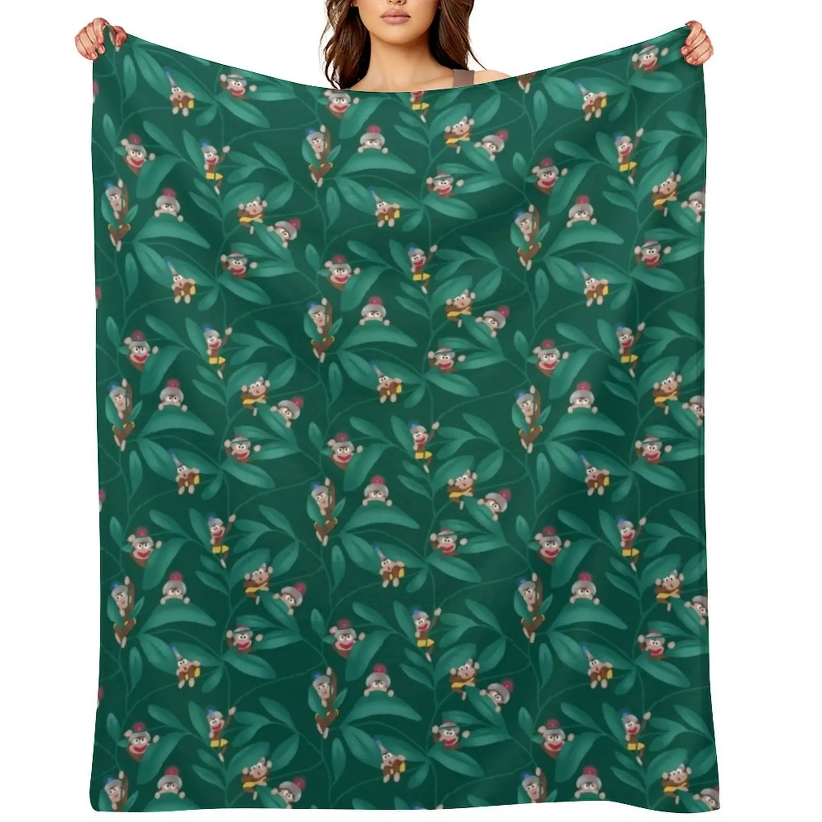 Ape Escaping Throw Blanket Bed linens for winter Warm Furrys Thermal Summer Blankets