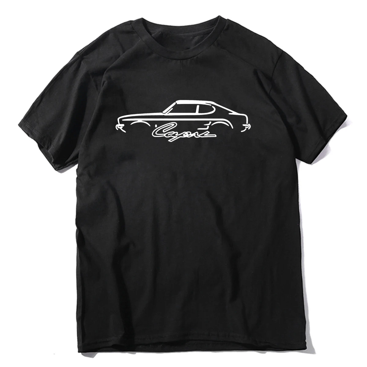 Ford CAPRI MK1 Inspired Classic Car Printed T-Shirt 2024 New High Quality Fashion Trend 100% Cotton