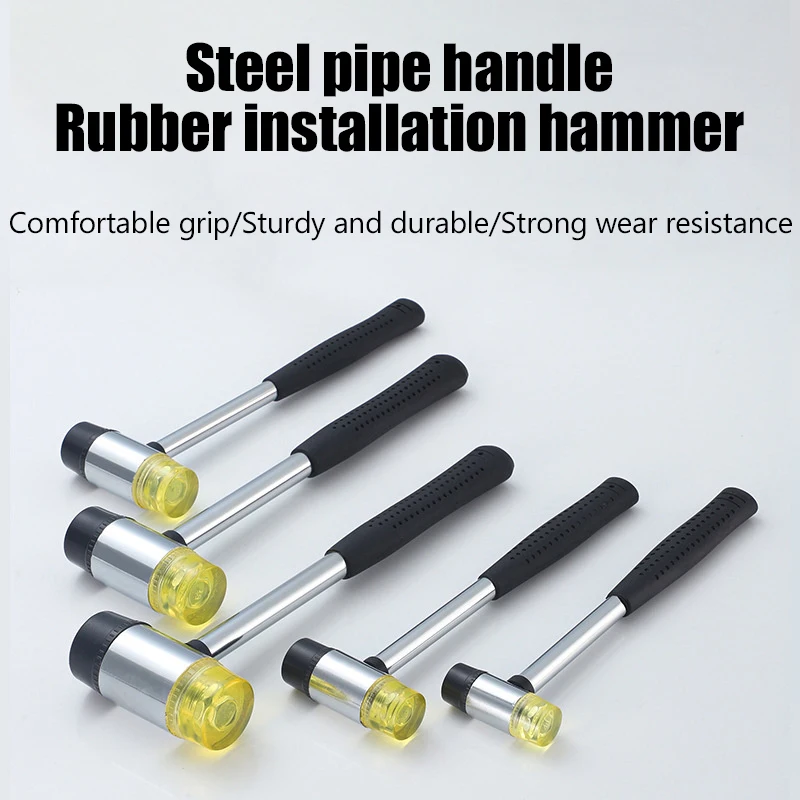 1 PC Laminate Wood Flooring Installation Heavy Duty Pull Bar And Tapping Block Rubber Mallet With Removable Hammer