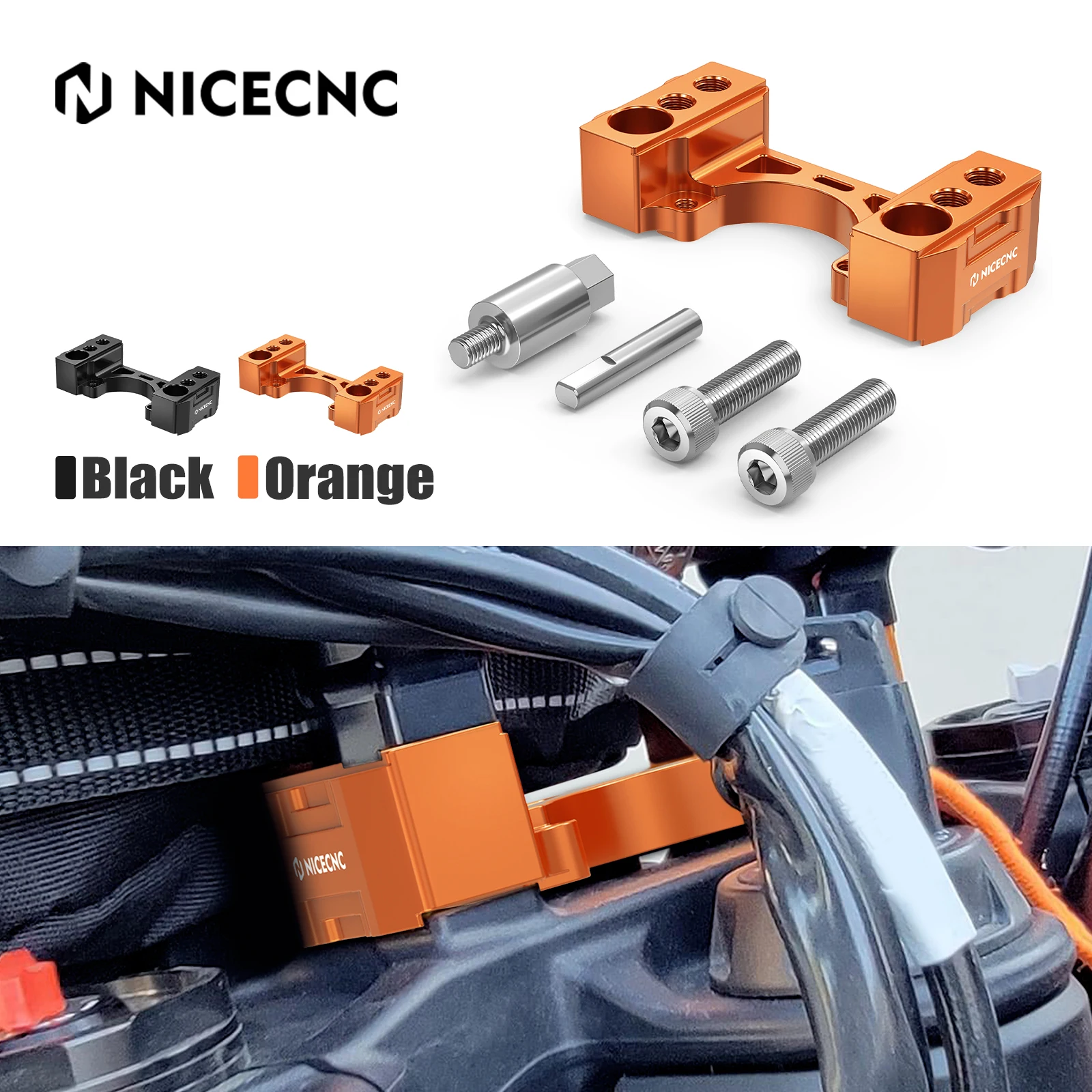 

NICECNC 1" Handlebar Riser Kit For KTM 790/890 Adventure S R Rally Models 890 Adventure 2019-2024 Husqvarna NORDEN 901 2022-2023