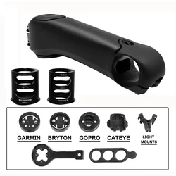 Bike Aero Stem T1000 Carbon Fiber MTB/Road Bike Carbon Stem 3 degrees adjust with computer mounts bicycle accessories