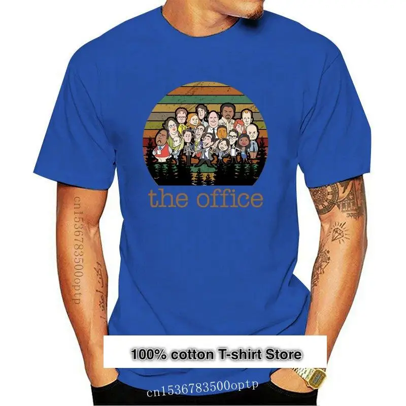 Camiseta de algodón para hombres, camisa de la serie de TV de la Oficina de los Estados Unidos, divertida, Vintage, Retro