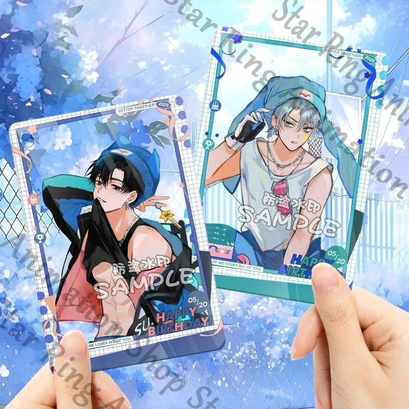 

Anime Alien Stage Till Ivan Transparent Card Acrylic Lesser Calorie Unidirectional Group Photo Card Cospaly Cartoon Gift