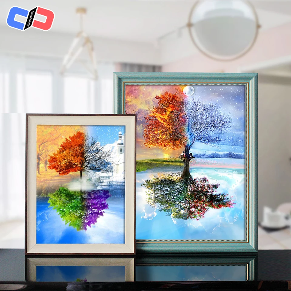 

Новые наборы для алмазной вышивки 5d, вышивка крестиком, искусственное украшение для дома, Алмазная мозаика для рисования своими руками, картина для вышивания ZS