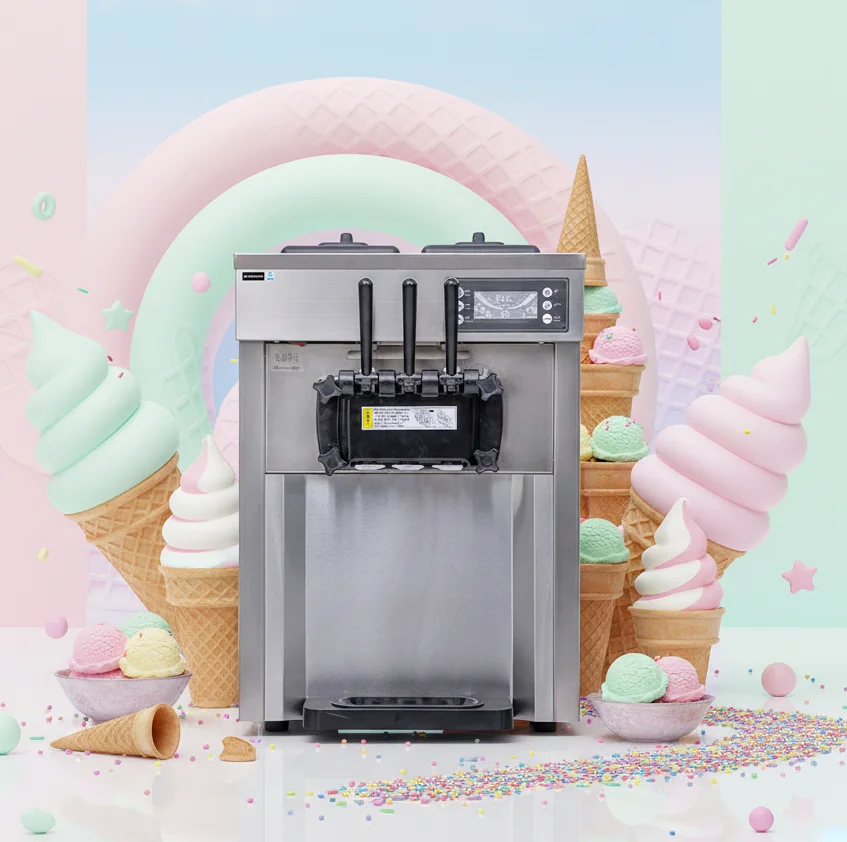 Masaüstü Mini Dondurma Makines - Commercial Gelato Maker Machine incelemesi ve fiyatı