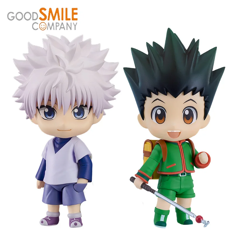 Original HUNTER×HUNTER GSC No.2803 Gon Freecss No.2804 Killua Zoldyck Action Figure Collectible Model Dolls Statuette Ornament