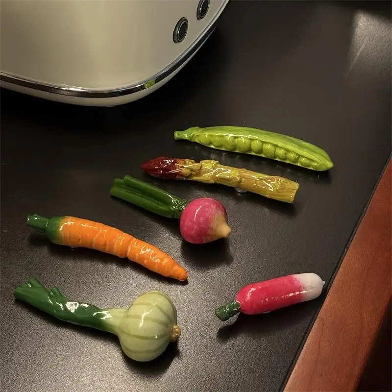 6pcs French Mushroom Chopstick Cutlery Holder Colorful Resin Knife Fork Spoon Coaster Holder Mushroom Umbrella Vintage  Ornament