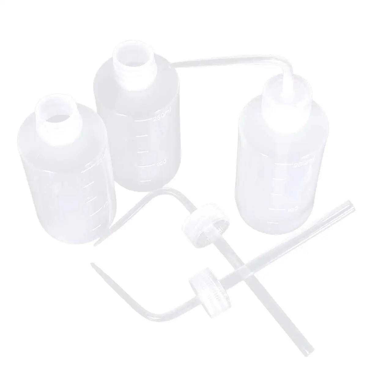 

3Pcs Ink Storage Bottles Large Capacity Leak Proof Lightweight Empty 250ml Pigment Plastic Squeeze Bottles Ink Bottle