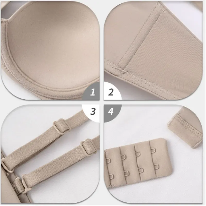 Seamless Underwear for Women Plus Size Bra Sexy Deep V Push Up Brassiere Sexy Lingerie Female S-XL Underwear Intimates