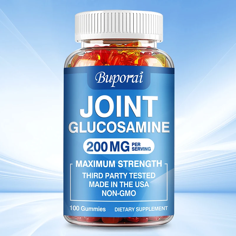 Glucosamine Chondroitin Gummies - Antioxidant, Protect Cartilage, Strength Bones and Joints, Improves Mobility and Flexibility